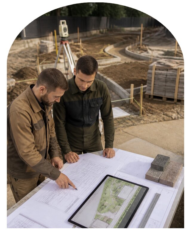 Проект благоустройства территории для дворов и парков в Белове